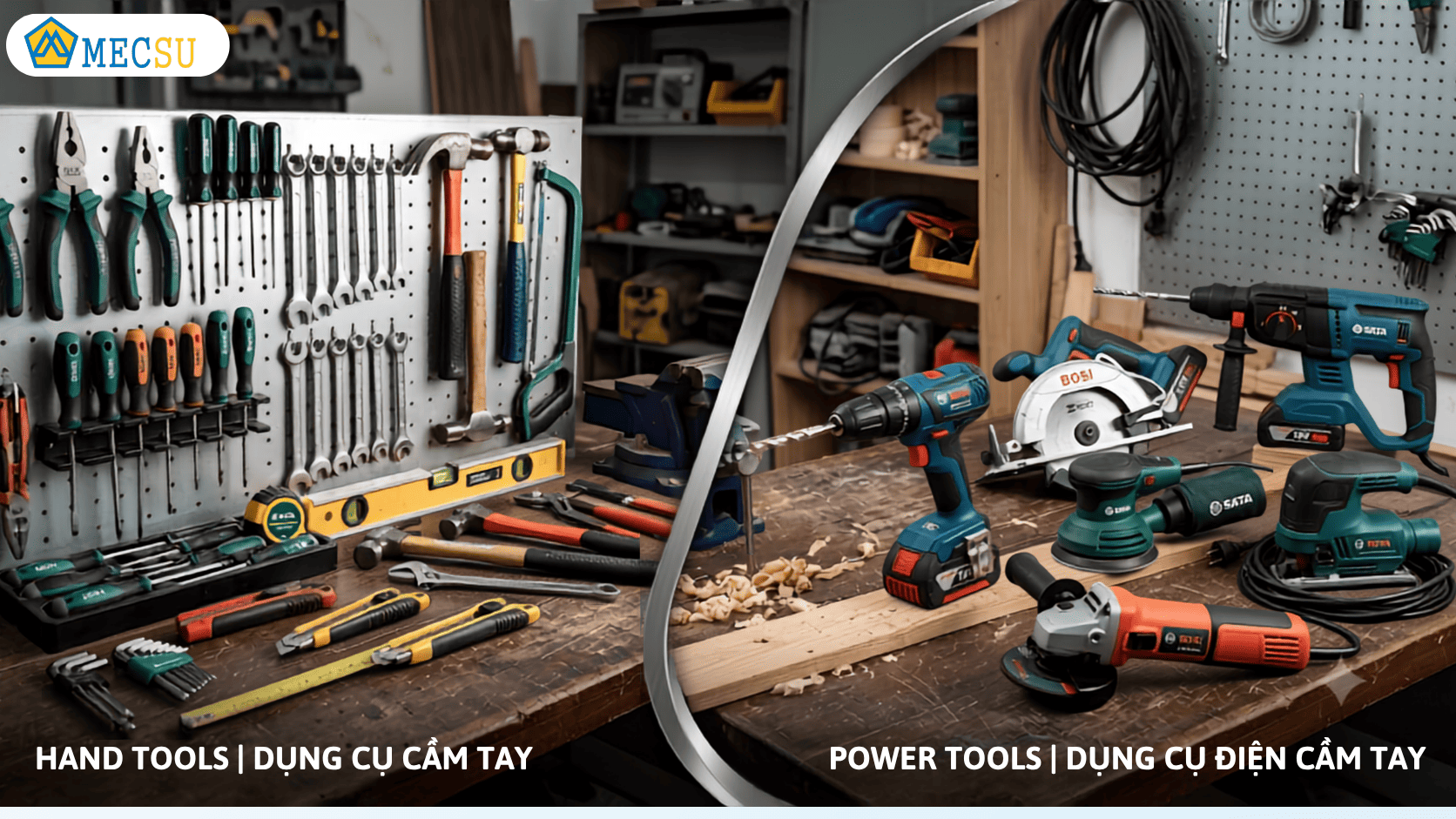 Phân biệt Hand Tools và Power Tools